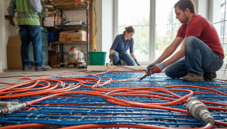 пошаговый монтаж теплого пола